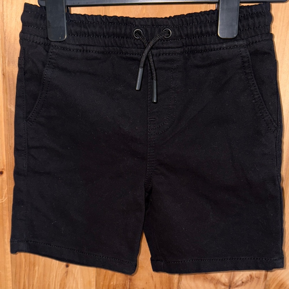 Black Drawstring Shorts